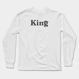 King Design Long Sleeve T-Shirt